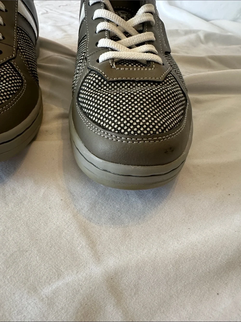 Creative Recreation Men's Grey and White High-Top Sneakers